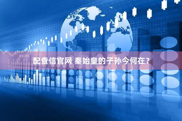 配查信官网 秦始皇的子孙今何在？